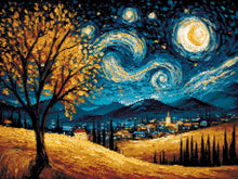 Adelaide Hills Under Starry Skies – Diamond Painting Kit