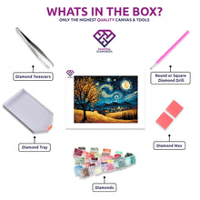 Adelaide Hills Under Starry Skies – Diamond Painting Kit