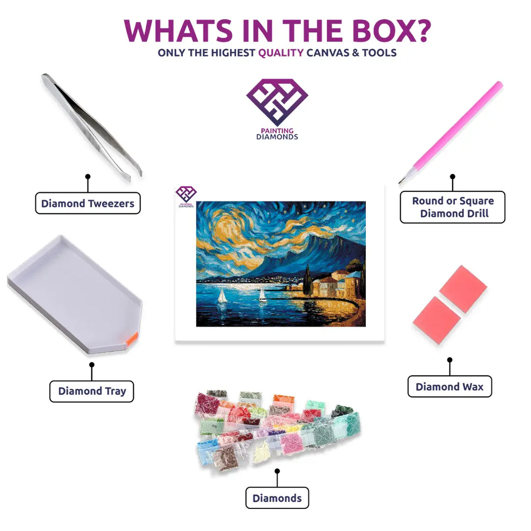 Tasmanian Twilight – Diamond Painting Kit