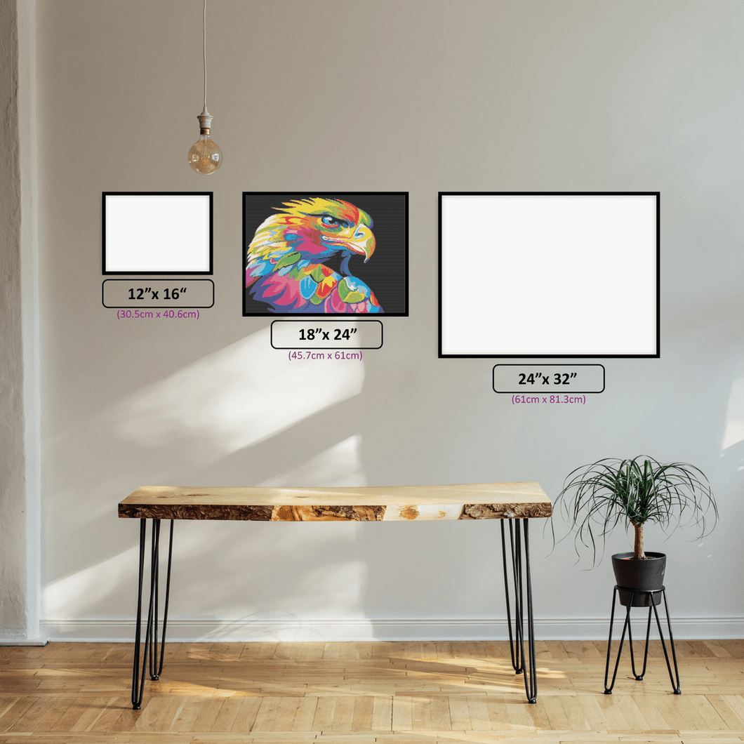 Colourful Eagle - 5D Diamond Painting kits