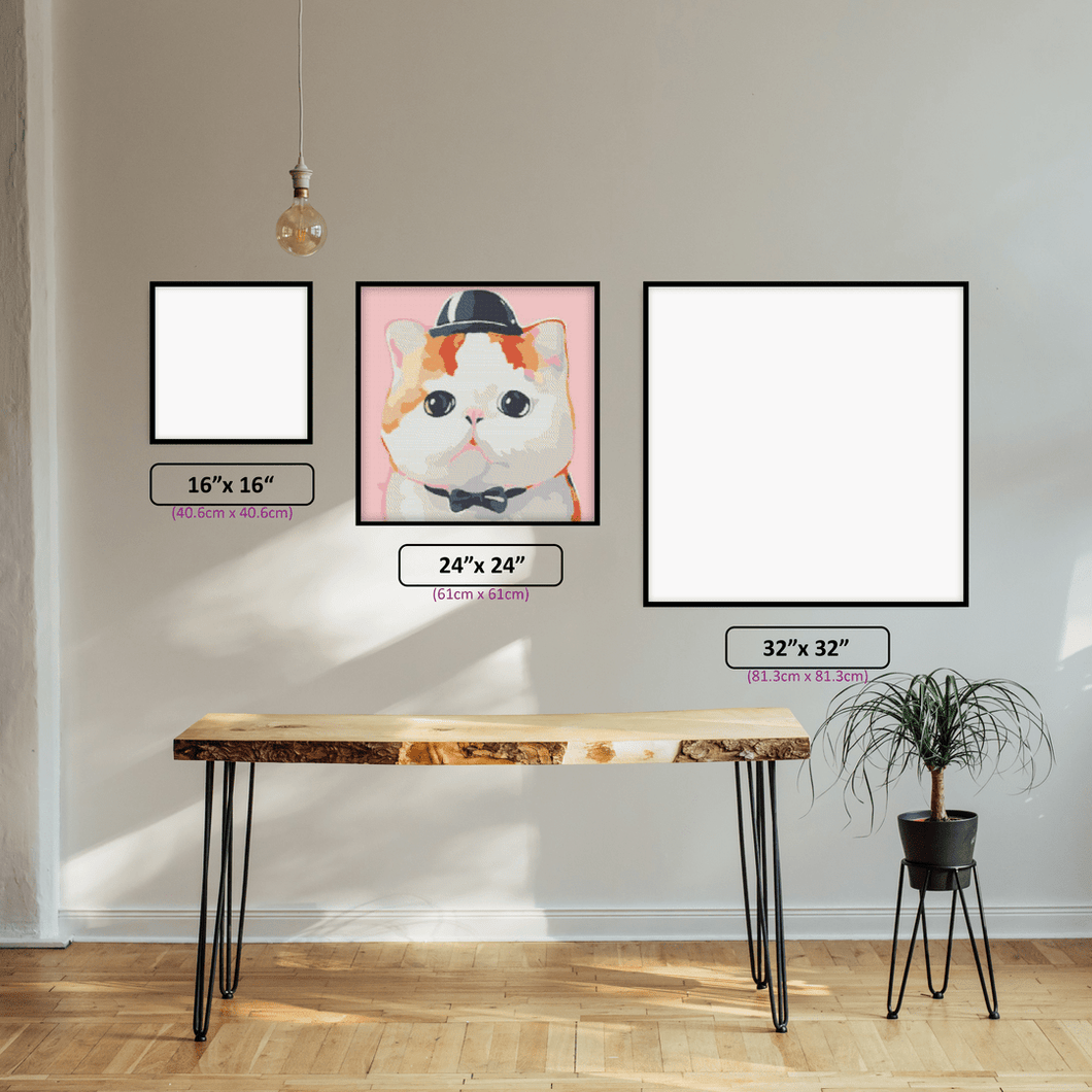 Gentleman Kitty - 5D Diamond Painting Kit