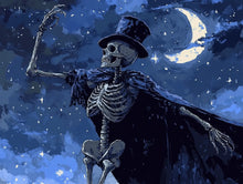 Dancing Skeleton Night - Diamond Painting Kit