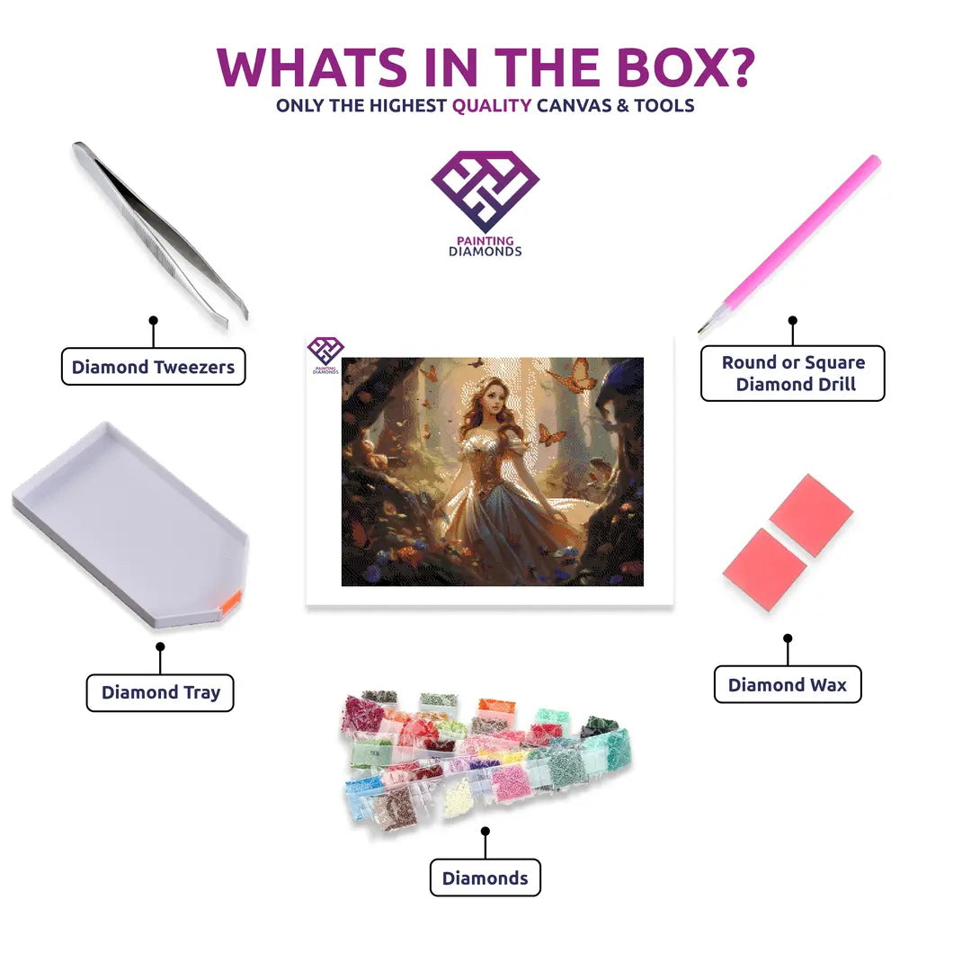Fairy Tale Princess - 5D Diamond Painting Kit