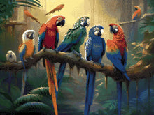 Rainbow Birds - 5D Diamond Painting Kit