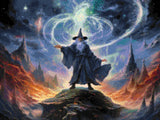 Wizard's Nexus artwork shown as a completed diamond painting preview