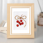Framed Autumn Woodland Friends mini diamond painting artwork presented as finished decor