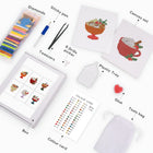 What's included with the Christmas Desserts six-pack mini diamond painting set