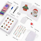 What's included with the Christmas Pets & Cheer twelve-pack mini diamond painting set