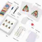 What's included with the Christmas Tree Characters six-pack mini diamond painting set