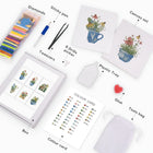 What's included with the Cottage Garden Teacups six-pack mini diamond painting set