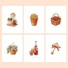 Garden Gifts & Florals six-pack mini diamond painting set with all designs