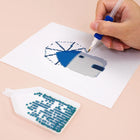 Close-up of drills being placed on a Greek Island Icons mini diamond painting design