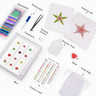 What's included with the Star Blooms twelve-pack mini diamond painting set
