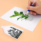 Close-up of drills being placed on a Tropical Houseplants mini diamond painting design