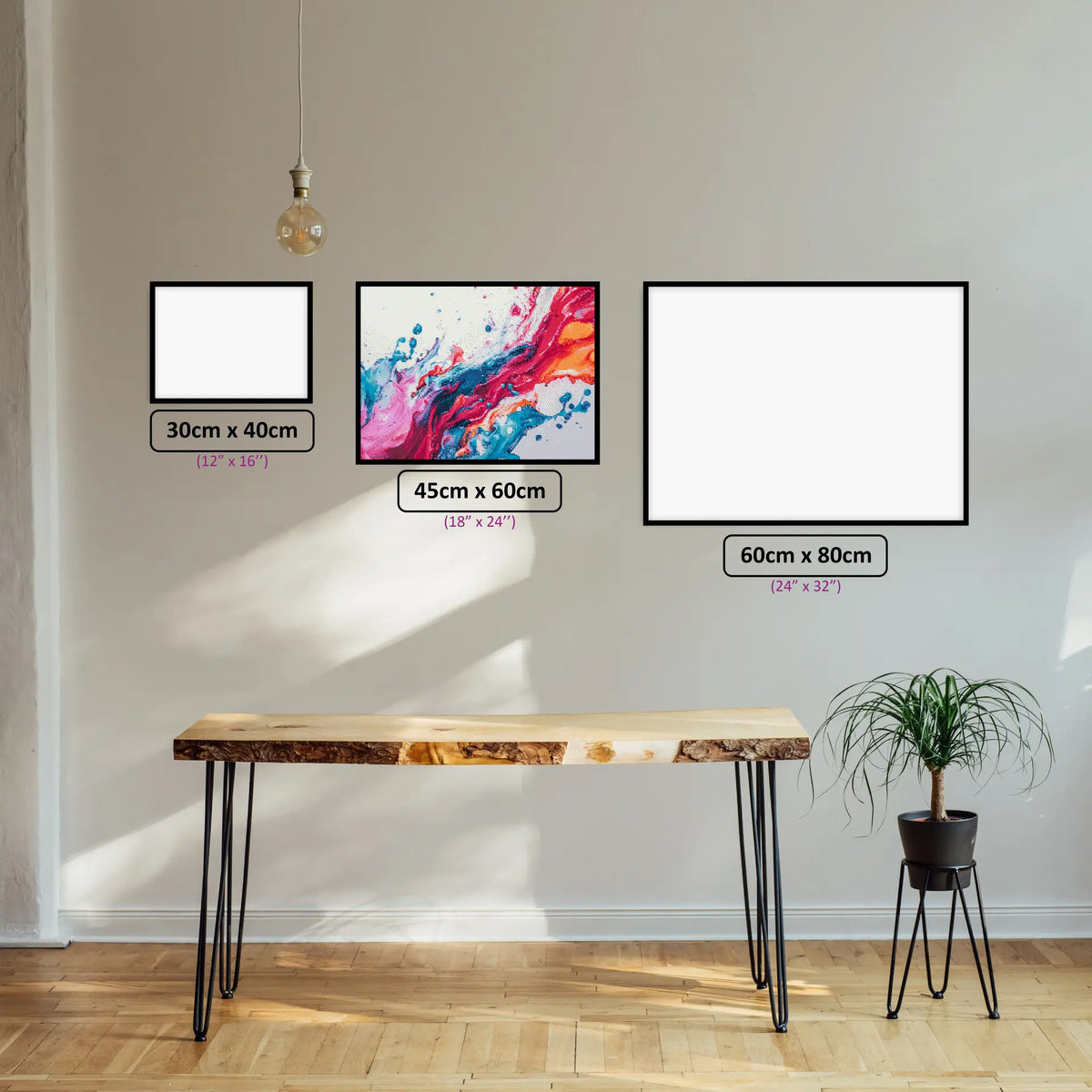 Vibrant Paint Splashes - Diamond Painting Kit