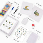 What's included with the Whimsical Cottage Finds six-pack mini diamond painting set