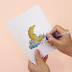 Applying drills to a Whimsical Cottage Finds mini diamond painting design