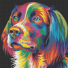 Colourful Dog - 5D Diamond Painting Kit
