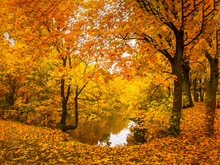 Autumn Lake Reverie - 5D Diamond Painting Kit