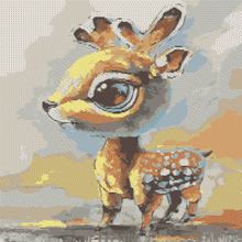Mini Deer - 5D Diamond Painting Kit
