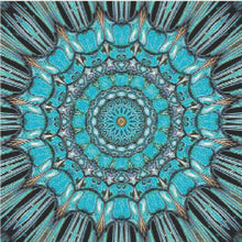 Aqua Kaleidoscope Dream - 5D Diamond Painting Kit