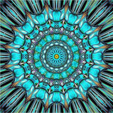 Aqua Kaleidoscope Dream - 5D Diamond Painting Kit