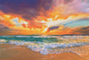 Beach Sunset 2 - 5D Diamond Painting Kit