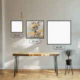 Mini Deer diamond painting displayed in a room setting