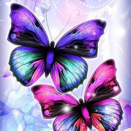 Colourful Butterfly #9 - 5D Diamond Painting Kit