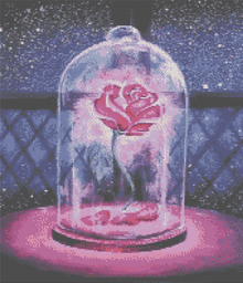 The Enchanted Rose - 5D Diamond Painting