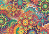 Twisted Colour artwork shown as a completed diamond painting preview